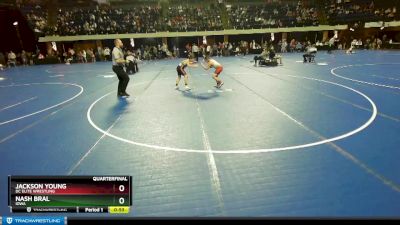 105 lbs Quarterfinal - Jackson Young, DC Elite Wrestling vs Nash Bral, Iowa