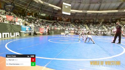 85 lbs Semifinal - Losa Nau Rarick, Westlake vs Khloe Charboneau, Catoosa Wrestling