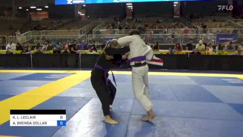 KRISTEN L. LECLAIR vs AMANDA BRENDA DOLLAR 2024 Pan Jiu Jitsu IBJJF Championship