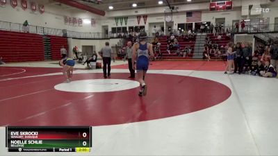 145 lbs Quarterfinal - Eve Skrocki, Wahlert, Dubuque vs Noelle Schlie, Bellevue