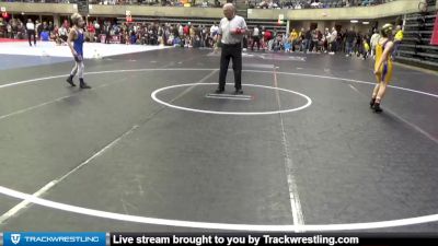 80 lbs Champ. Round 1 - LeRoy Haaland, Le Sueur/ Henderson Giants vs Ben Pece, Mukwonago Wrestling Club