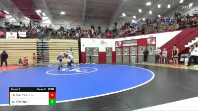 140-150 lbs Round 2 - Arthur Cantrell, Brownsburg vs Wyatt Bowling, Franklin Central