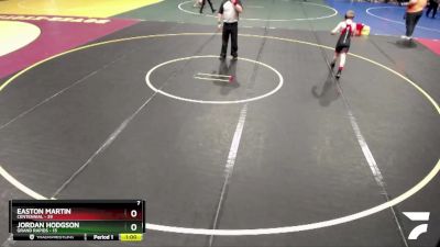 102 lbs Semis & 1st Wrestleback (8 Team) - Jordan Hodgson, Grand Rapids vs Easton Martin, Centennial