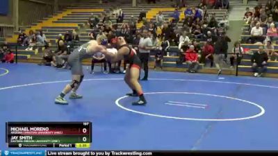 197 lbs Cons. Round 2 - Jay Smith, Eastern Oregon University (Ore.) vs Michael Moreno, Arizona Christian University (Ariz.)