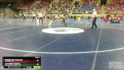 145 lbs Quarterfinals (8 Team) - Summer Hanna, W2-Bismarck Legacy vs Webeline Naklen, E3-Fargo