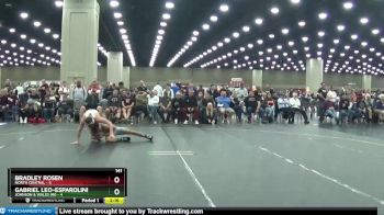 141 lbs Quarters & 1st Wb (16 Team) - Bradley Rosen, North Central vs Gabriel Leo-Esparolini, Johnson & Wales (RI)