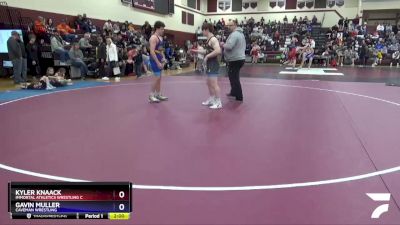 16U-7 lbs Rr2 - Kyler Knaack, Immortal Athletics Wrestling C vs Gavin Muller, Caveman Wrestling