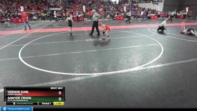 79 lbs Semifinal - Sawyer Crook, RT Elite/Dodgeville vs Vernon Karl, Crass Trained