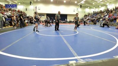 80 lbs 3rd Place - Jonah Roberts, Tulsa Blue T Panthers vs Wyatt Newton, Team Tulsa Wrestling Club