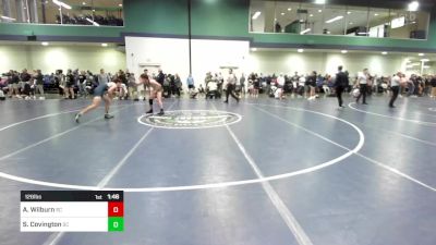 126 lbs Consi Of 128 #2 - Aaron Wilburn, SC vs Straton Covington, SC