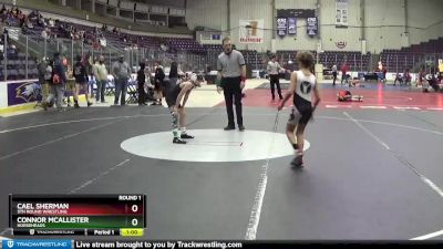 78 lbs Round 1 - Cael Sherman, 5th Round Wrestling vs Connor McAllister, Horseheads