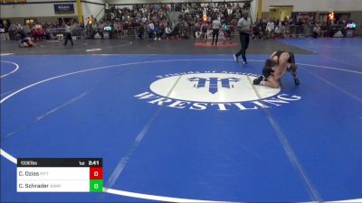 133E lbs Rr Rnd 1 - Chad Ozias, Pitt-Johnstown vs Colt Schrader, Army