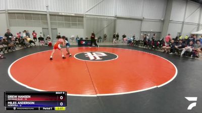 126 lbs Round 3 (6 Team) - Drew Hansen, Michigan Blue vs Miles Anderson, Nebraska