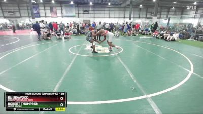 215 lbs Round 1 - Robert Thompson, Great Bridge vs Eli Seawood, Grizzly Wrestling Club