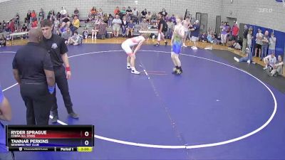 138 lbs Quarterfinal - Ryder Sprague, Cobra All Stars vs Tannar Perkins, Newberg Mat Club