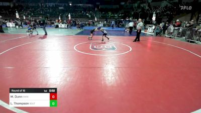 70 lbs Round Of 16 - Mason Dunn, Ewing vs Lucas Thompson, South Plainfield