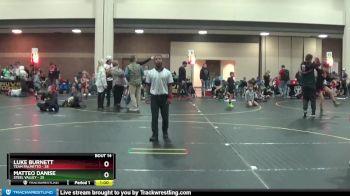 82 lbs Round 5 (6 Team) - Luke Burnett, Team Palmetto vs Matteo Danise, Steel Valley