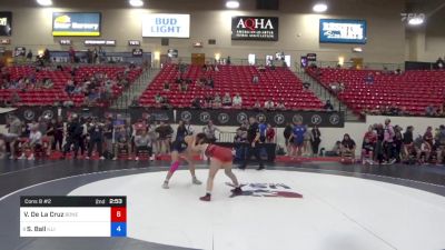 120 lbs Cons 8 #2 - Violet De La Cruz, Boneyard Wrestling Academy vs Sophia Ball, Illinois