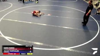 77 lbs 1st Place Match - Owen Parish, Pinnacle Wrestling Club vs McCoy Marthaler, Minnesota