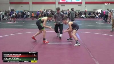 90 lbs Cons. Round 2 - Bentley Pressley, Ironclad Wrestling Club vs Callan Stroud, Tennessee Valley Wrestling