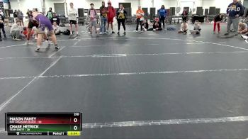 210 lbs Round 7 (8 Team) - Chase Hetrick, Team Shutt vs Mason Fahey, Mat Assassins Black