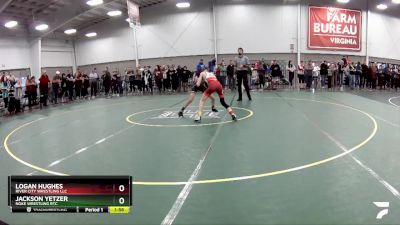 88 lbs Quarterfinal - Logan Hughes, River City Wrestling LLC vs Jackson Yetzer, Noke Wrestling RTC