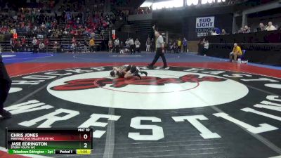 86 lbs Champ. Round 1 - Chris Jones, Martinez Fox Valley Elite WC vs Jase Edrington, Storm Youth WC