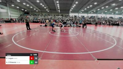 110 lbs Rr Rnd 2 - Peaglor Logan, All American Wrestling Club vs Anthony D'Alessio, Triumph Blue