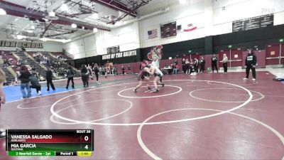 155 lbs Quarterfinal - Mia Garcia, Sultana vs Vanessa Salgado, Adelanto