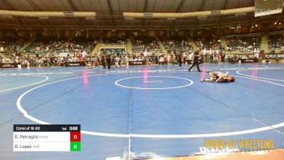 58 lbs Consi Of 16 #2 - Gavin Petraglia, SVRWC vs Braydon Lopez, Proving Grounds Wrestling