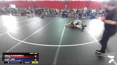 195 lbs Semifinal - Trace Schoenebeck, Wisconsin vs Kasey Gish, Askren Wrestling Academy