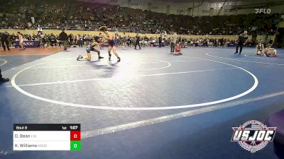 98 lbs Round Of 32 - Daxton Bean, Elgin Wrestling vs Keaolani Williams, Moore JH