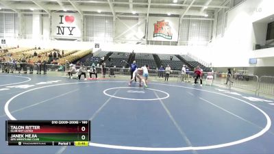 160 lbs Cons. Round 7 - Janek Mejia, GPS Wrestling Club vs Talon Ritter, Club Not Listed