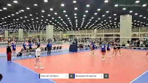 Core stl v15 Navy vs Munciana 15 warrior - 2022 JVA World Challenge presented by Nike - Expo Only