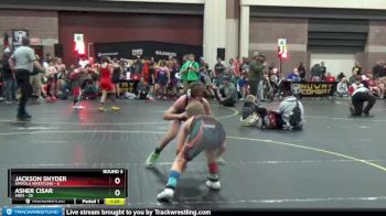 101 lbs Round 3 (6 Team) - Jackson Snyder, Spatola Wrestling vs Asher Cisar, Ares