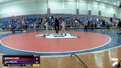 67 lbs Round 4 - Brennan Hart, MI vs Levi Phillips, MI