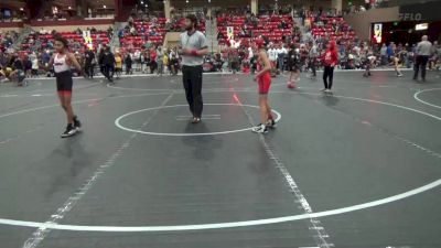 72 lbs Cons. Round 1 - Tyler Bell, Greater Heights Wrestling vs Jaa`tayvionn Thompson, Maize Wrestling Club