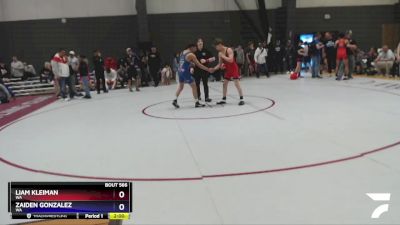 113 lbs Cons. Round 1 - Liam Kleiman, WA vs Zaiden Gonzalez, WA