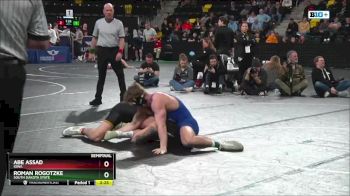 184 lbs Semifinal - Abe Assad, Iowa vs Roman Rogotzke, South Dakota State