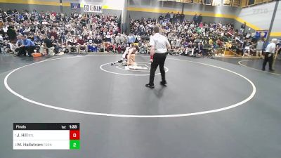 120 lbs Final - Jerry Hill, Bethel vs Mason Hallstrom, Foran