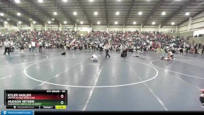 59 lbs Semifinal - Hudson Heyder, Sanderson Wrestling Academy vs Kyler Haslem, Uintah Jr High Wrestling