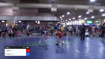 52 kg Rnd Of 64 - James Bilby, South Central Punisher Wrestling vs Breckin Henry, Camel Kids Wrestling