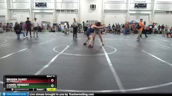 120 lbs Round 3 (10 Team) - Caiden Herbert, Gladiators vs Braden Durst, All American