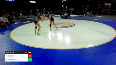 137 lbs Round Of 16 - Kayleen Tuavao, Tokay vs Ariana Mercado, Soledad