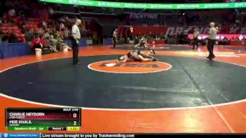 2 lbs Quarterfinal - Moe Khalil, Lemont vs Charlie Heydorn, Lake Forest