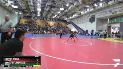 106 Boys Quarterfinal - Benjamin Limentang, Brawley vs Hector Cahue, Carlsbad