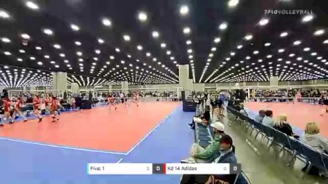 Five: 1 vs K2 14 Adidas - 2022 JVA World Challenge presented by Nike - Expo Only
