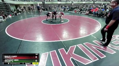 107 lbs Round 1 (4 Team) - Bailey Casey, Menomonie vs Anthony Heim, Shakopee