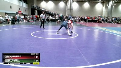 106 lbs Cons. Round 4 - Caden Brayfield, Park Hill JV vs Jeredy Nilges, Shawnee-Mill Valley HS