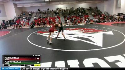 105 lbs Semifinal - Nadiya Trujillo, Sierra vs Marie Jordan, Bennett